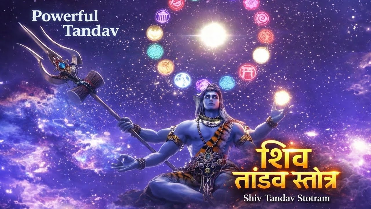🕉️ शिव तांडव स्तोत्र | Powerful Tandav | महादेव भक्तांसाठी 🔥