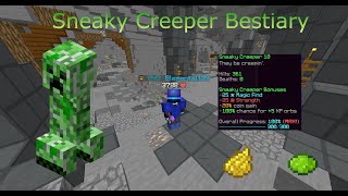 How to Max Sneaky Creeper Bestiary Hypixel Skyblock
