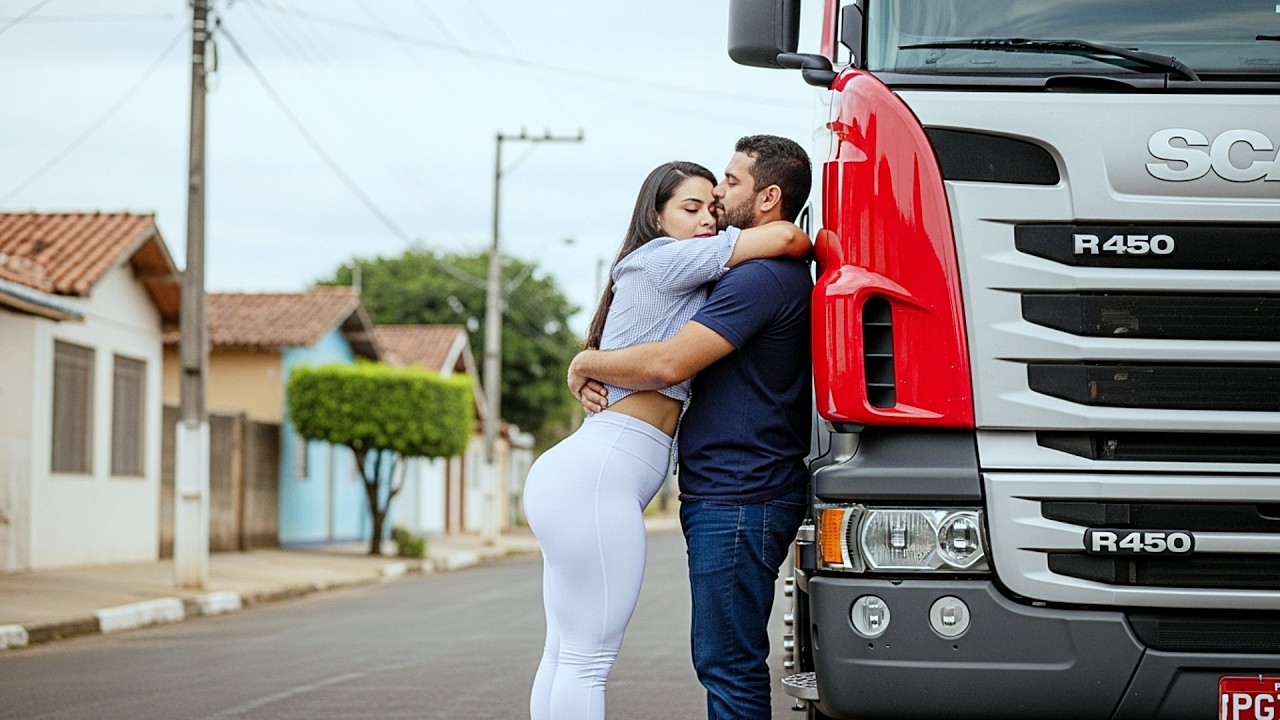 Caminhoneiro encontra joven DORMINDO debaixo do Caminhão… e então descobre… o inesperado — e foi al