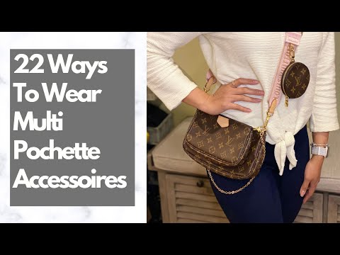 👛 How to turn a Louis Vuitton Pochette Accessoires into a Crossbody Bag 👛  Many of us have this bag but don't use it because the strap it c…
