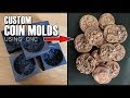 Casting COPPER Coins Using CUSTOM Made CNC Molds - Melting Rubish To Riches