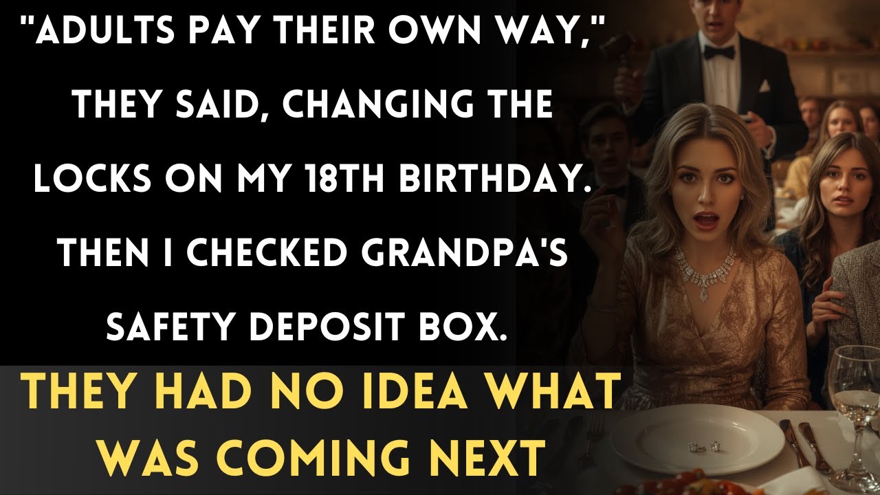 My Parents Locked Me Out On My 18th Birthday—They Forgot About Grandpa's Secret Account
