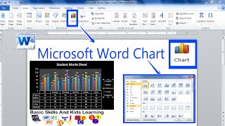 MS Word Tutorial for beginners|How to Insert Chart in Ms Word |@basicskillsandkidslearning