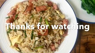 Quick Luncheon Meat Fried Rice 午餐肉蛋炒饭