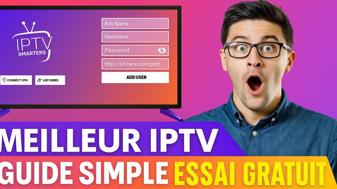 Meilleur IPTV 2025 🔥 Stable, Rapide + Test Gratuit illimité | Abonnement IPTV Pas Cher