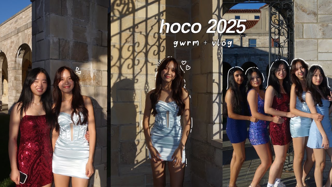 HOCO VLOG 2025🎐senior year