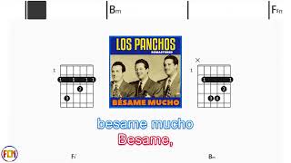 Los Panchos Besame Mucho Fcn Guitar Chords U0026 S