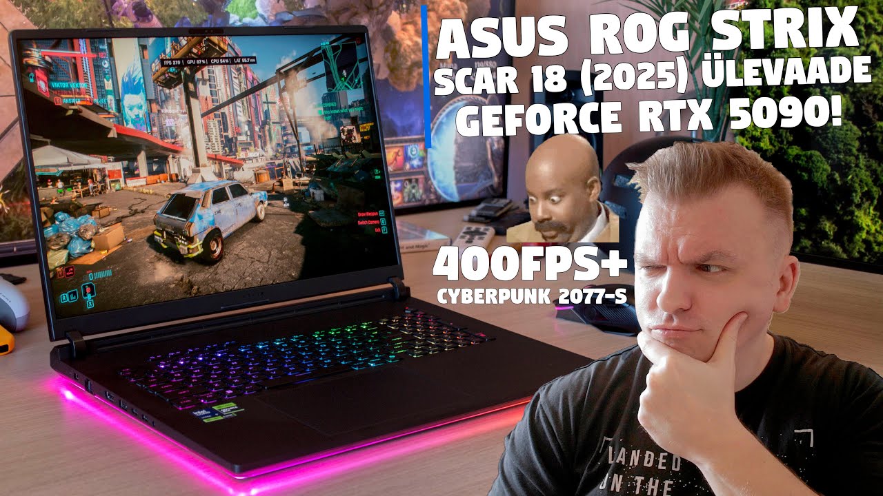 Testisin uhiuut GEFORCE RTX5090 sülerit - ASUS ROG STRIX SCAR 18 (2025) Ülevaade!
