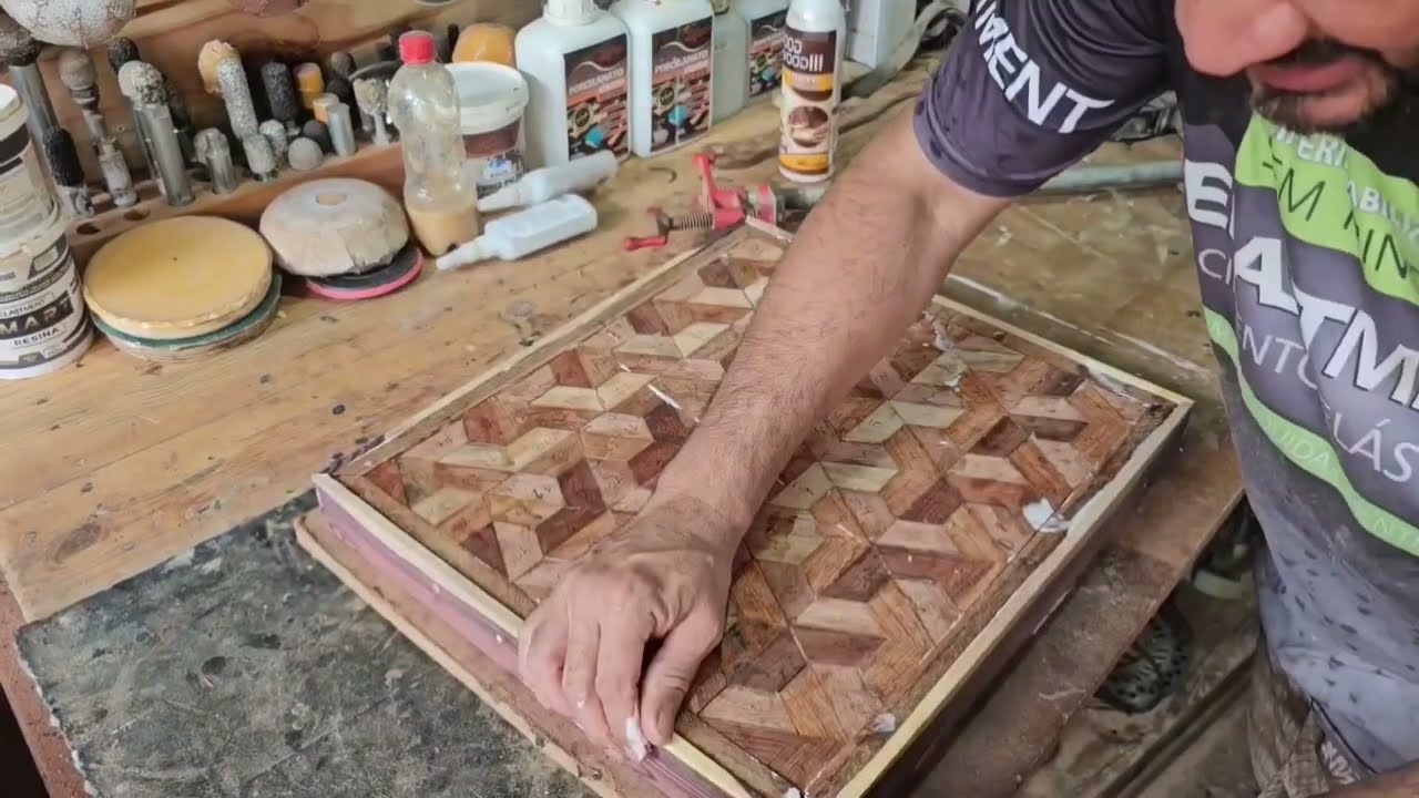 Faça isso e fature uma grana: tábua para churrasco 3D marchetaria 