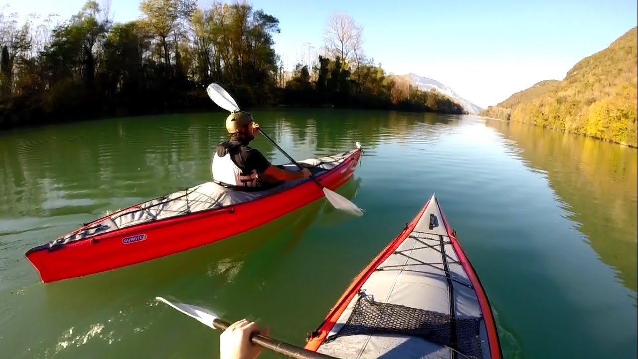 Test du kayak gonflable Gumotex Framura sur le lac du Bourget YouTube