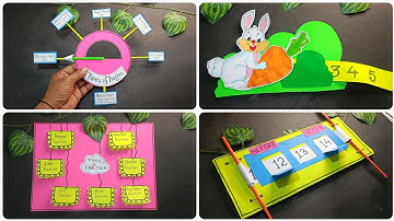 4 Best MATHS TLMs for primary school || MATHS TLM || MATHS TLM for Primary School