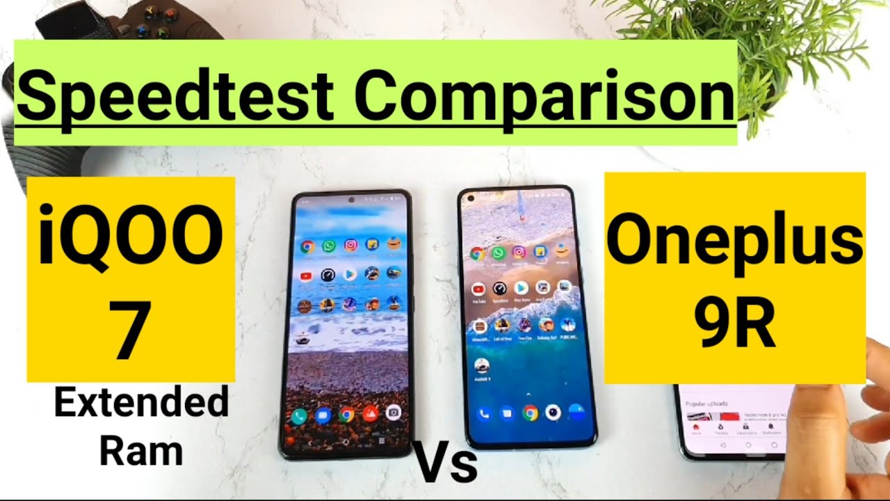 iQOO 7 vs Oneplys 9R Speedtest Comparison which is faster[Results as Expected]🔥🔥🔥