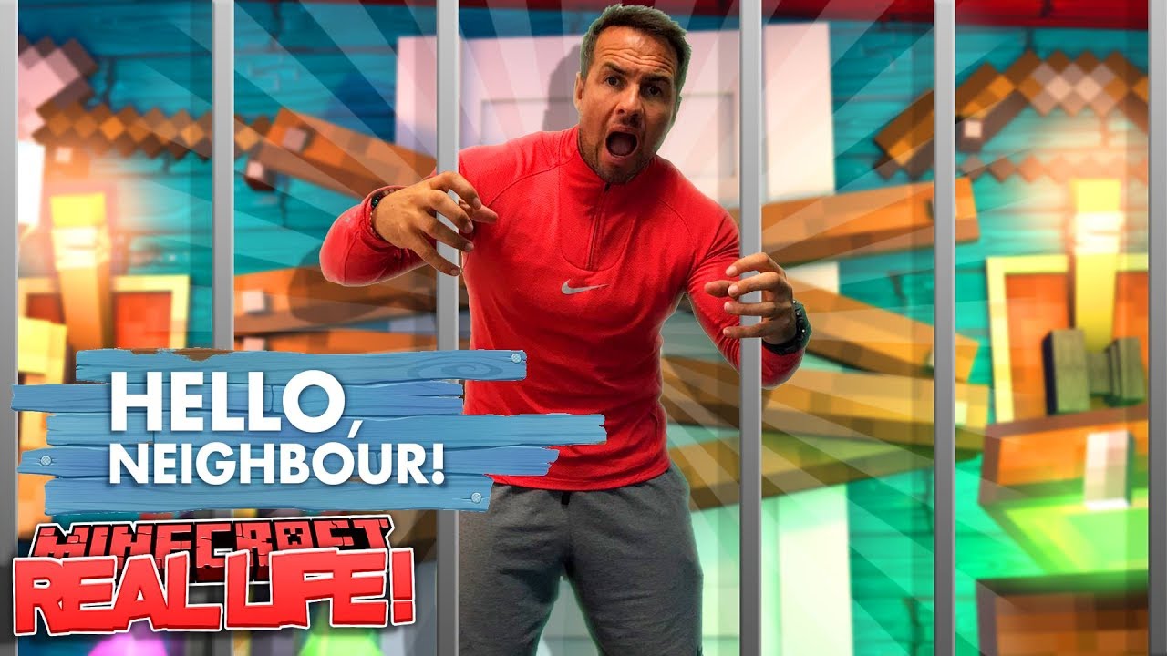 ПОНЧИК ЗАСТРЯЛ В РЕАЛЬНОЙ ЖИЗНИ ИЗ-ЗА ПРИВЕТ СОСЕДА - Minecraft Modded Gameplay