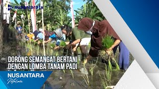 Dorong Semangat Bertani Dengan Lomba Tanam Padi