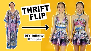 DIY INFINITY ROMPER | Thrifted Transformations @coolirpa