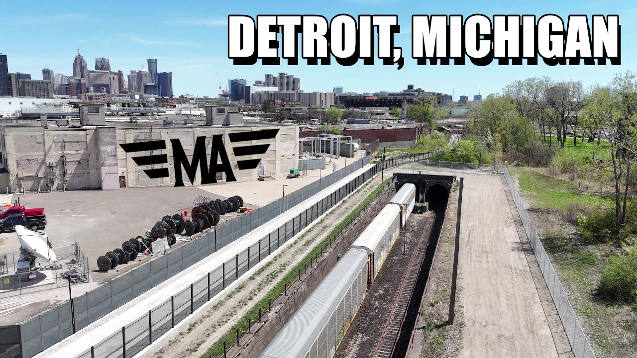 Michigan Central Tunnel, Zug Island and Bridge Trains | Detroit Trainspotting