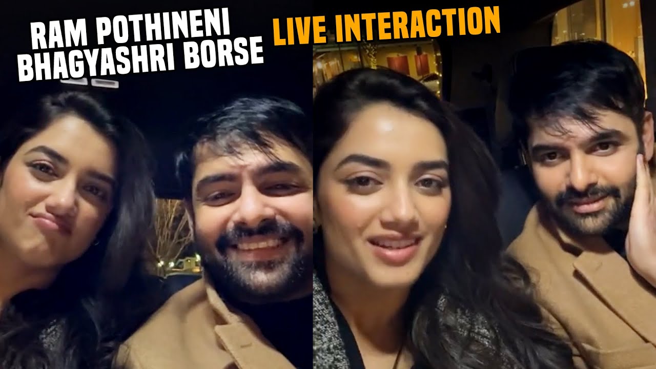Ram Pothineni & Bhagyashri Borse LIVE Interaction With Fans in Instagram Video | Andhra King Taluka