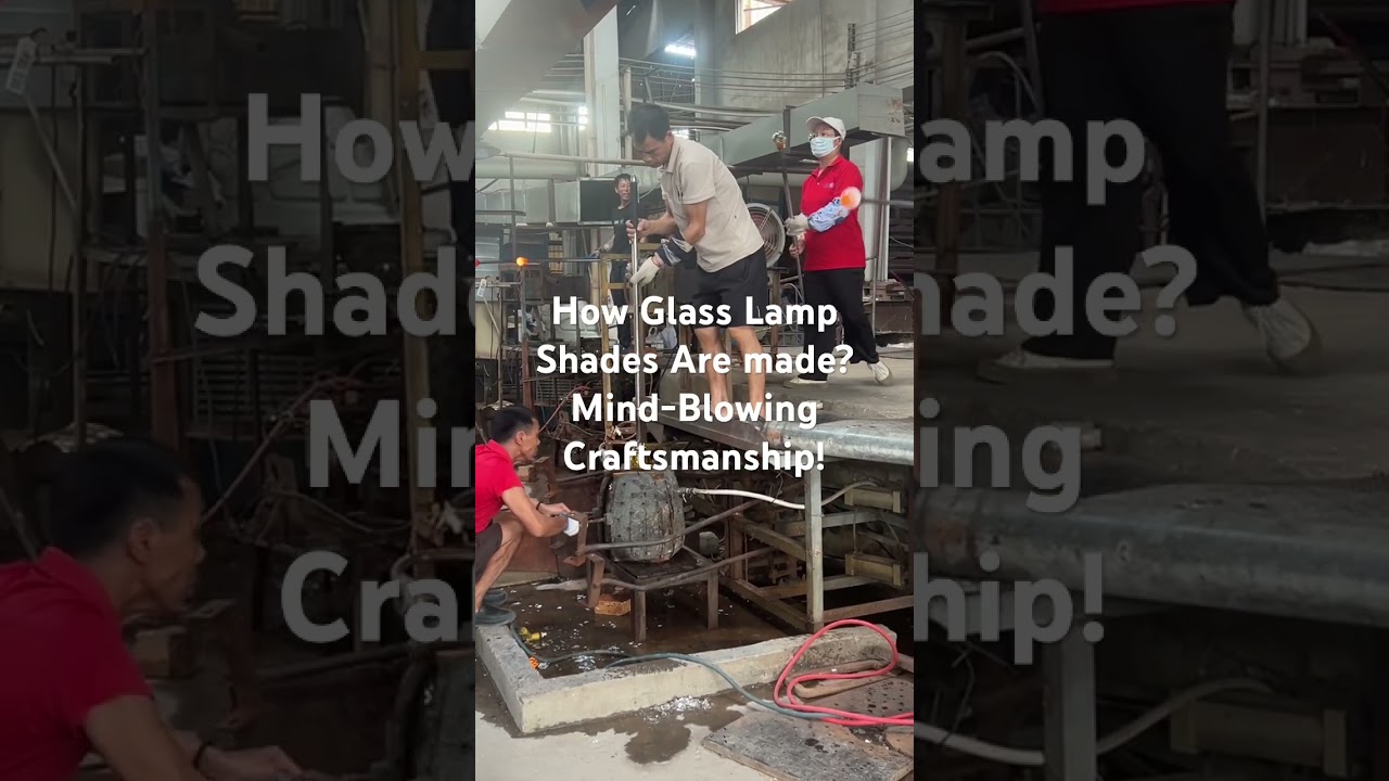 How Glass Lamp Shades Are Made? Mind-Blowing Craftsmanship! 🪟💡