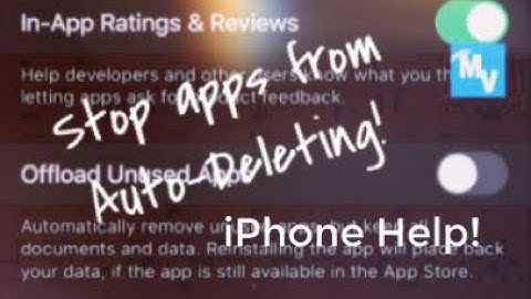 How to stop my iPhone from Offloading Unused Apps