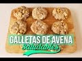 GALLETAS DE AVENA SALUDABLES | FÁCILES Y RICAS ♡