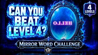 Mirror Word Challenge 🪞 | Can You Beat All 4 Levels?  | Wizzard Brain Games screenshot 5