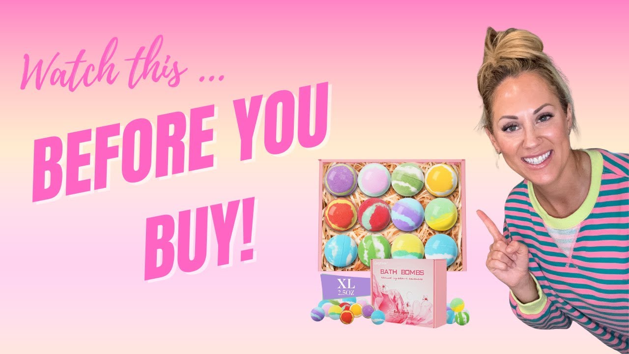 Handmade Natural Bath Bombs 70g-2.5OZ-12 Pcs Review