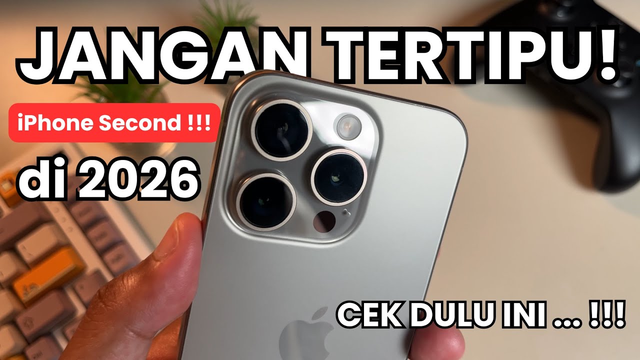 JANGAN TERTIPU! Cara Mudah Mengecek Kualitas iPhone Second di 2026