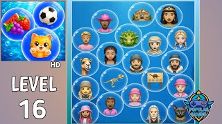 Bubble Match Connect Puzzle Level 16: Gameplay Solution