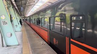 20230707 6012次鳴日號(本E237次E417) 汐科車站1B月台 列車離站