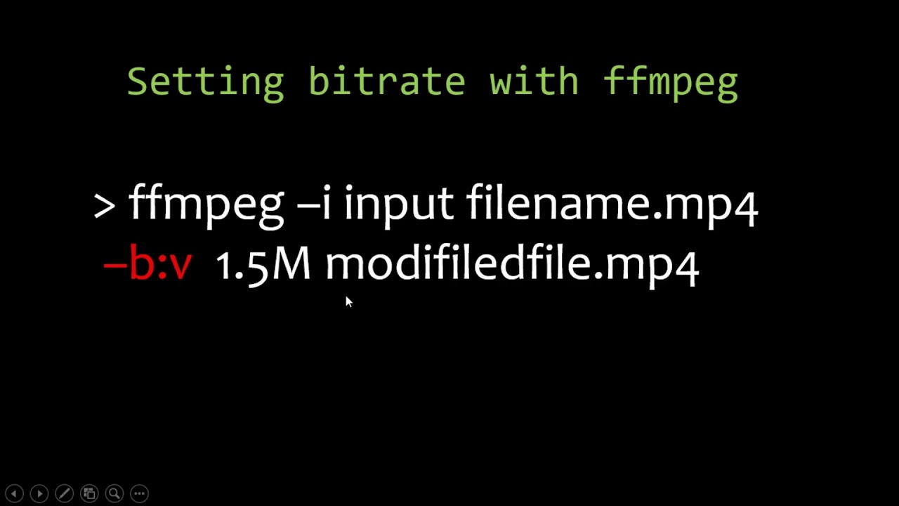 FFmpeg Bitrate tutorial ABR, CBR, VBR hands on Tutorial 4 YouTube