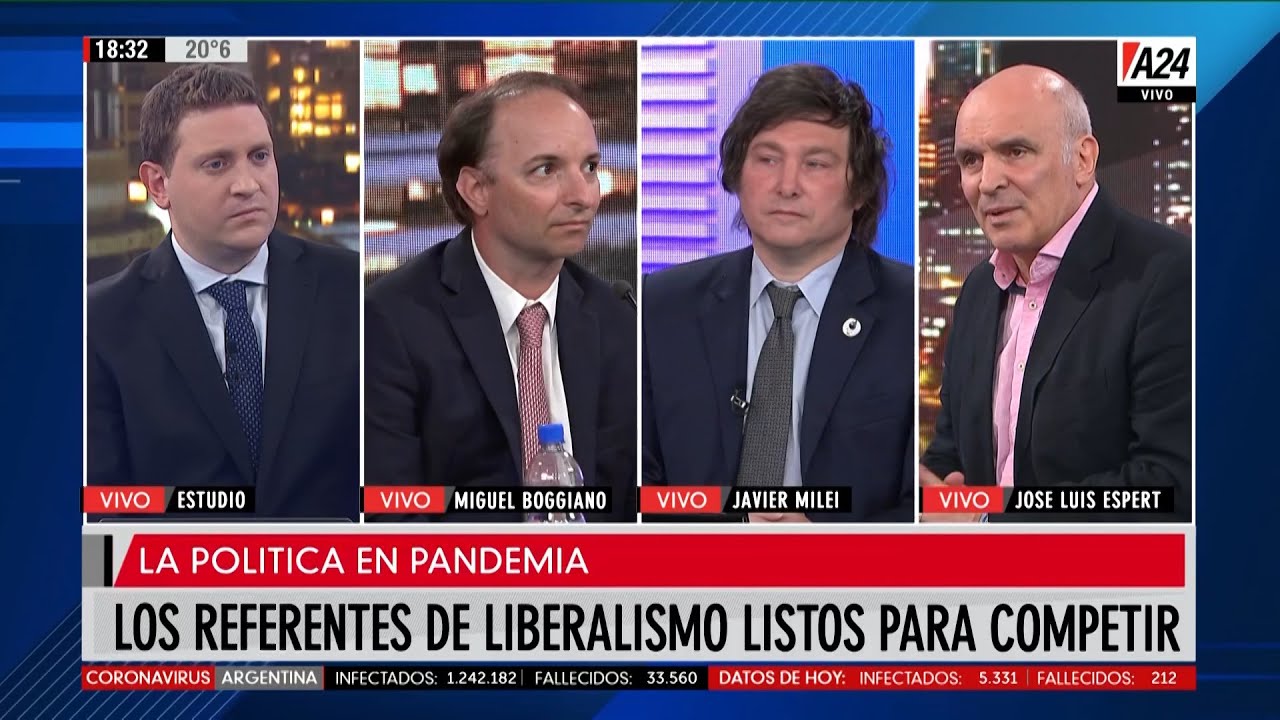 Espert, Milei y Boggiano en 