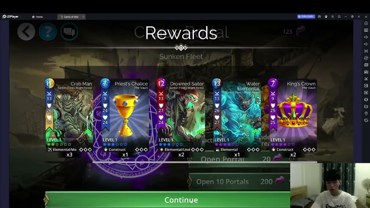 Wannee Phipboon Funny | Gems of War lại để lac mất em rồi