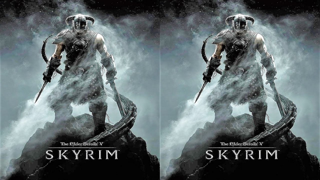 Skyrim 3D VR video 3D SBS 1 google cardboard