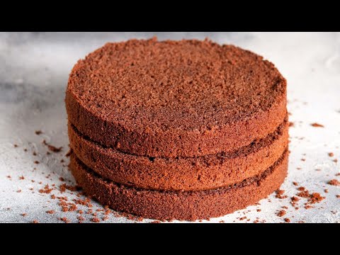 ШОКОЛАДНЫЙ шифоновый БИСКВИТ Шоколадный бисквит для торта РЕЦЕПТ