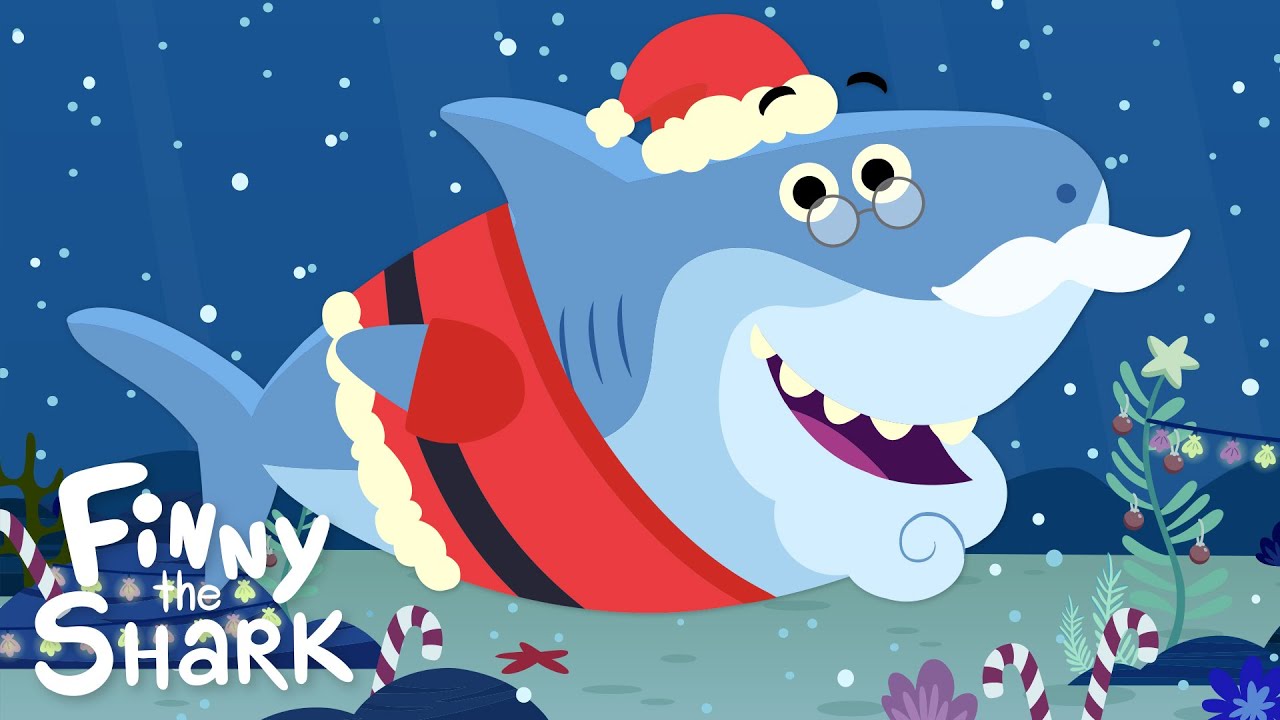 Santa Shark Christmas Song for Kids ft. Finny The Shark YouTube
