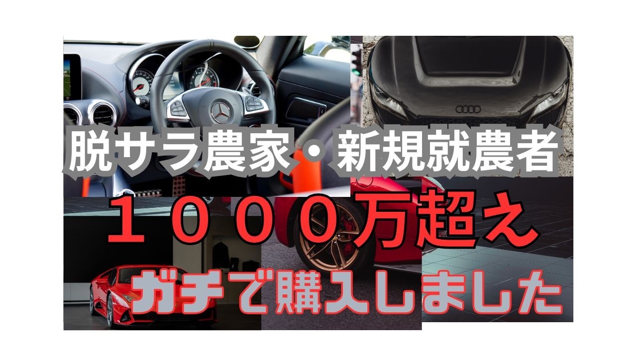 【新車で購入】男のロマン、買っちゃいました