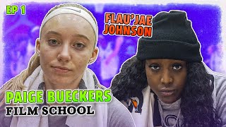 UConn Star Paige Bueckers Breaks Down FAMOUS Moves With Rapper Flau’Jae 🔥