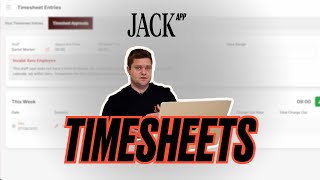 Walkthrough | Timesheets | JACK App screenshot 4