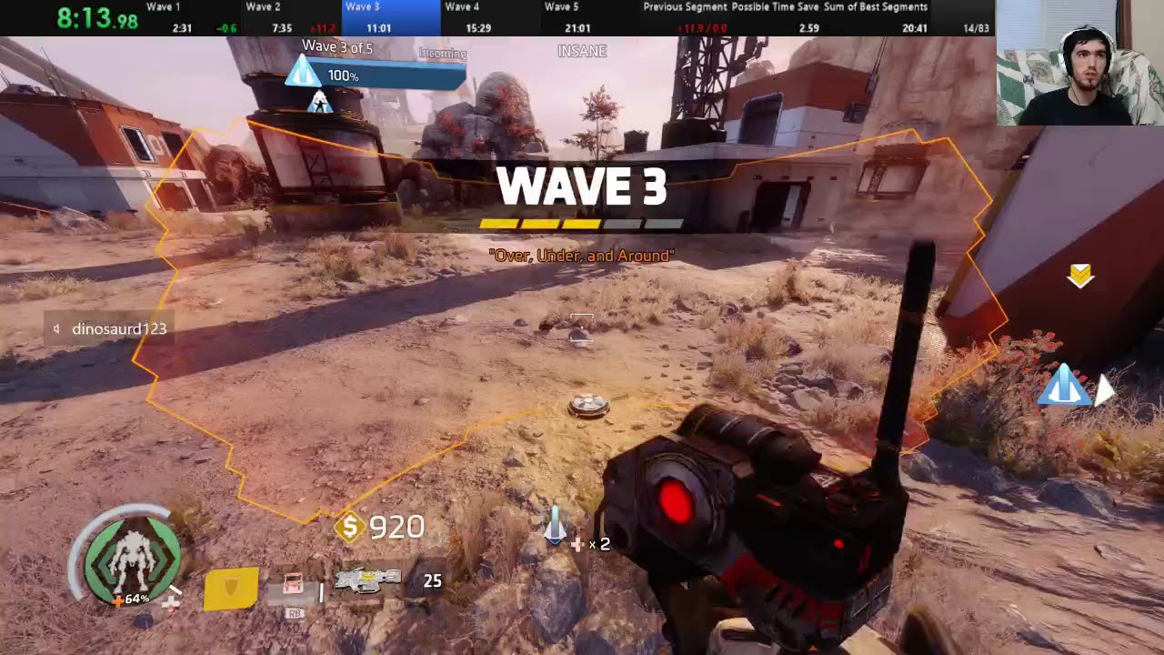 Perfect Solo Insane Frontier Defense on Forward Base Kodai in 