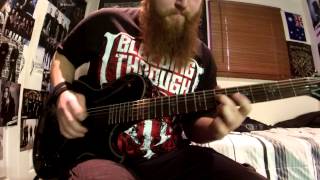 Distortion, Devotion - Bleeding Through guitar cover