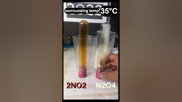 Dimerization of NO2 gas and reverse। new Experiment। #shorts #experiment #viral