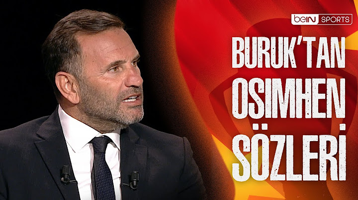 Osimhen Galatasaray'da Kalacak Mı? Okan Buruk'tan Osimhen Sözleri | Okan Buruk Özel Röportajı