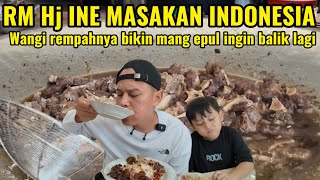 A distinctive taste. If you go to Bandung, you must stop by HJ INE'S RESTAURANT || SITUKANGDAHAR