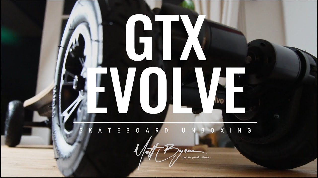 EVOLVE GTX Electric Skateboard Unboxing - AWESOME MACHINE