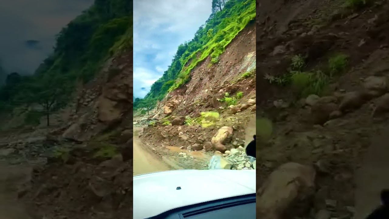 HEAVY LANDSLIDE IN ADI KAILASH DHARCHULA।