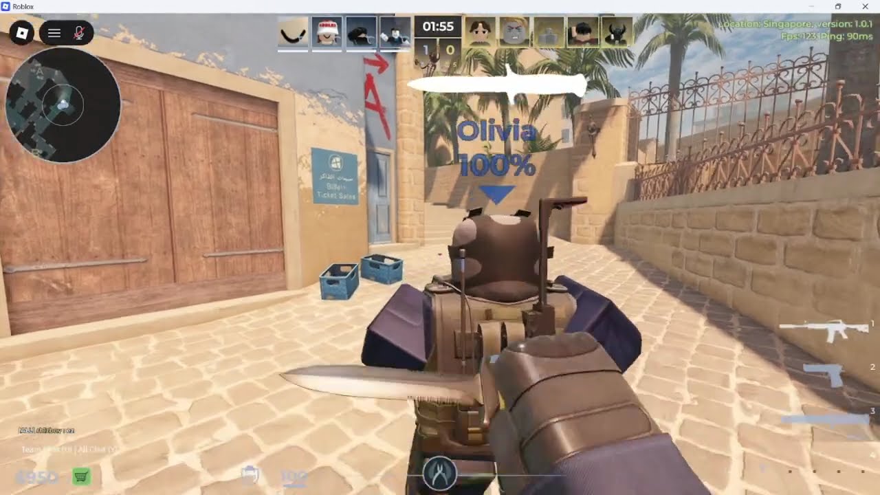 Day1 of playing Bloxstrike on my dad old laptop until I get my own pc(laptop cant run counterstrike)