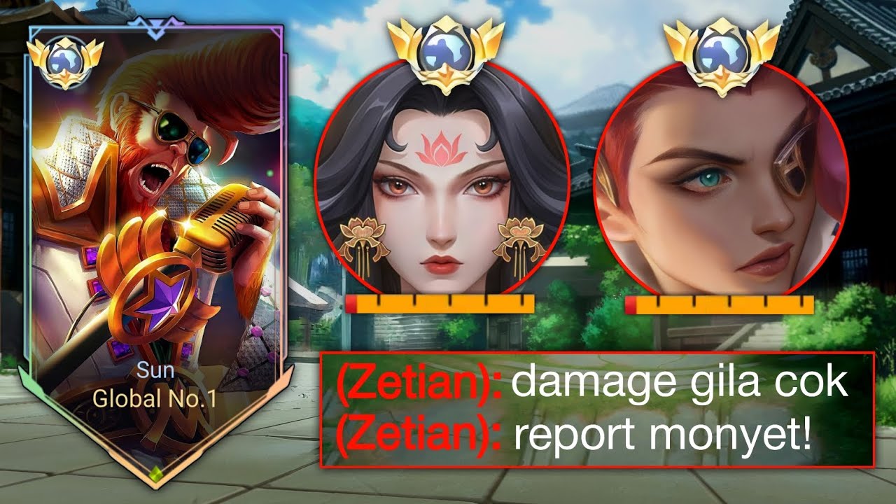 ZETIAN SAMPE NGETIK "REPORT MONYET" 😂 SUN KU DI GAME INI TERLALU DEWA!!