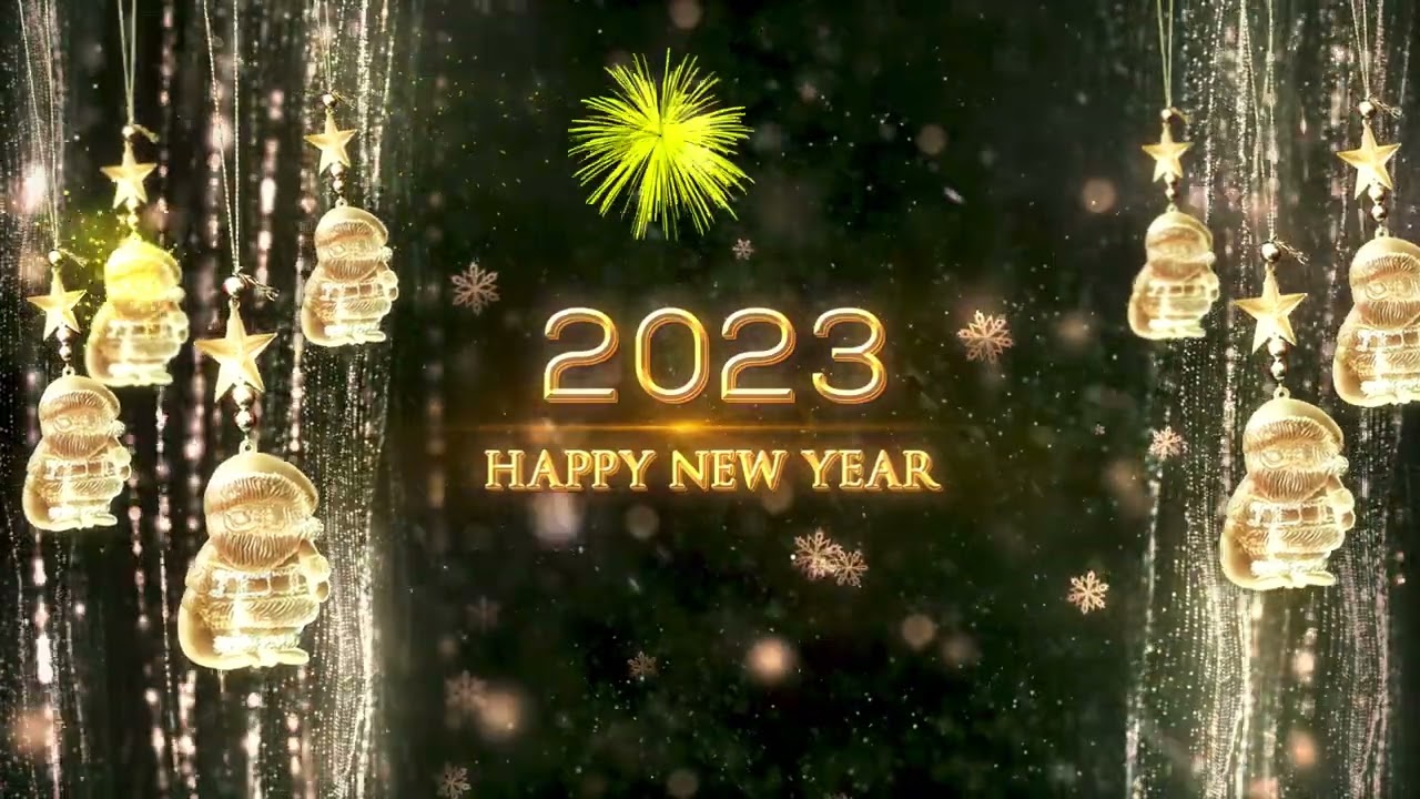 2023 Happy New Year Opener, Stock Footage