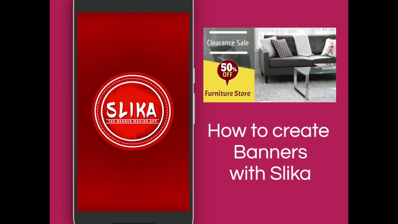 How To Create Banners For Social Media Slika Banner Making App