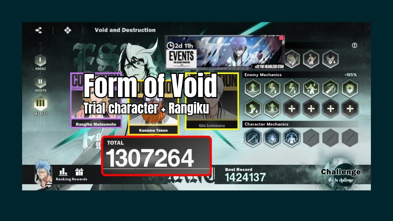 Complete the Challenge in Form of Void [Guide]   Bleach Soul Resonance